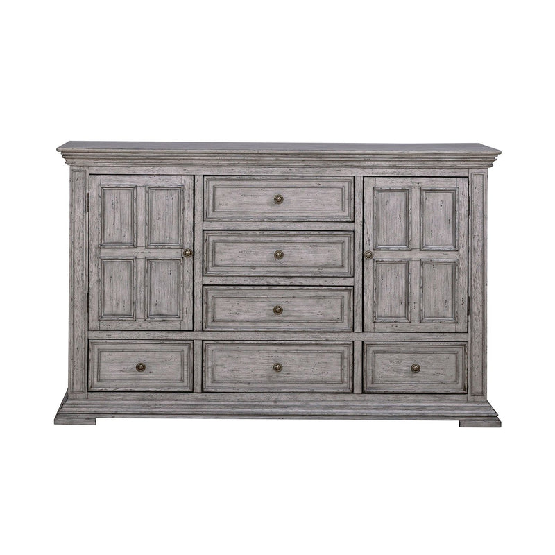 Big Valley 2 Door 6 Drawer Dresser image