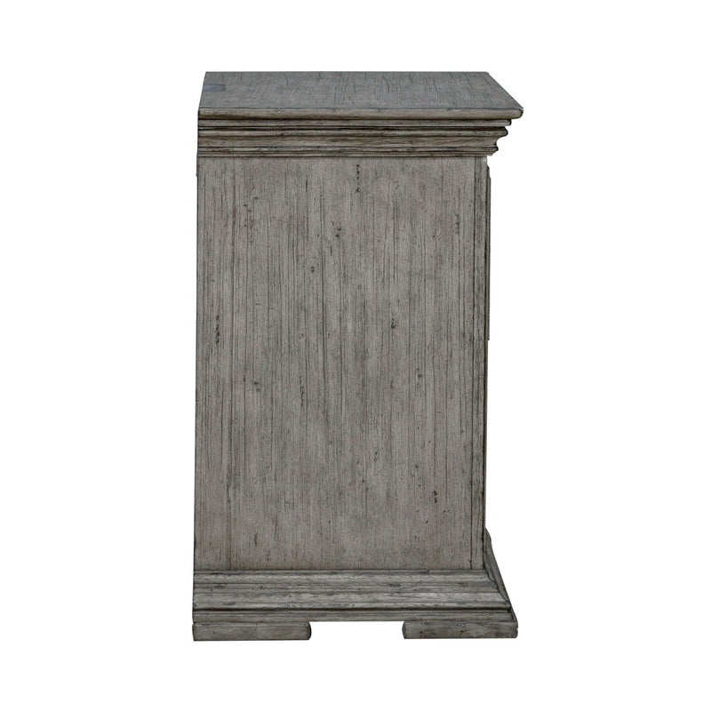 Big Valley 2 Drawer Night Stand w/ Charging Station