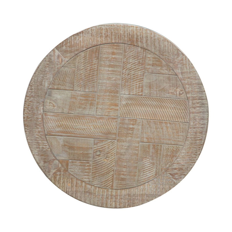 Parkland Falls End Table in Weathered Taupe image