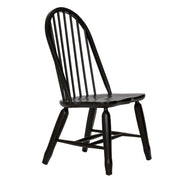 Treasures Bow Back Side Chair - Black image