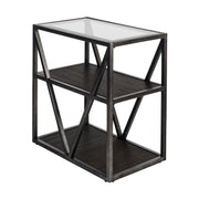 Arista Chair Side Table in Cobblestone Brown image