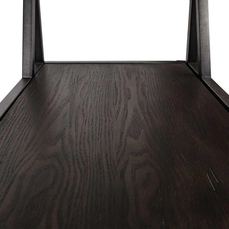 Arista Chair Side Table in Cobblestone Brown image