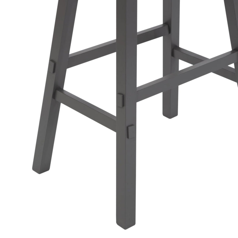 Creations 24 Inch Sawhorse Counter Stool- Gray image