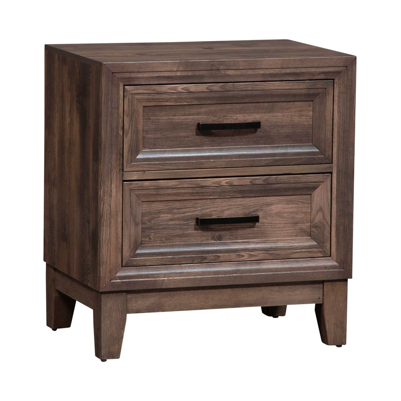Ridgecrest King Panel Bed, Dresser & Mirror, Night Stand