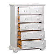 Summer House 5 Drawer Chest in White image