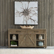 Parkland Falls Sofa Table in Weathered Taupe image