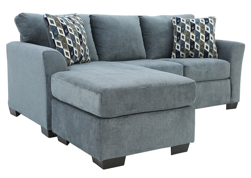Anna Blue Sofa Chaise