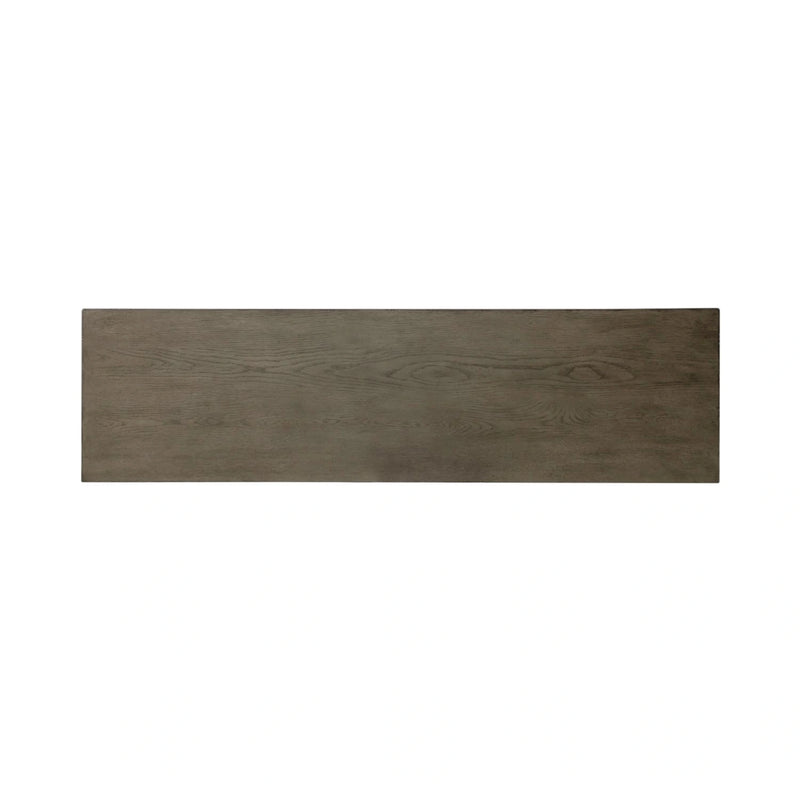 Americana Farmhouse 9 Drawer Dresser in Dusty Taupe and Black image