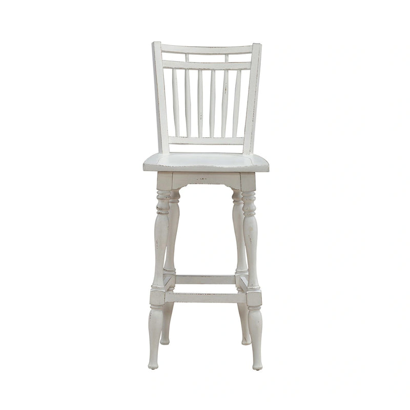 Magnolia Manor Spindle Back Swivel Bar Stool image