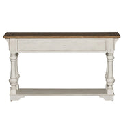 Morgan Creek Sofa Table in Antique White image