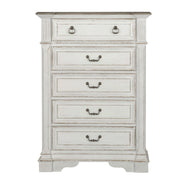 Abbey Park Drawer Chest in Antique White image