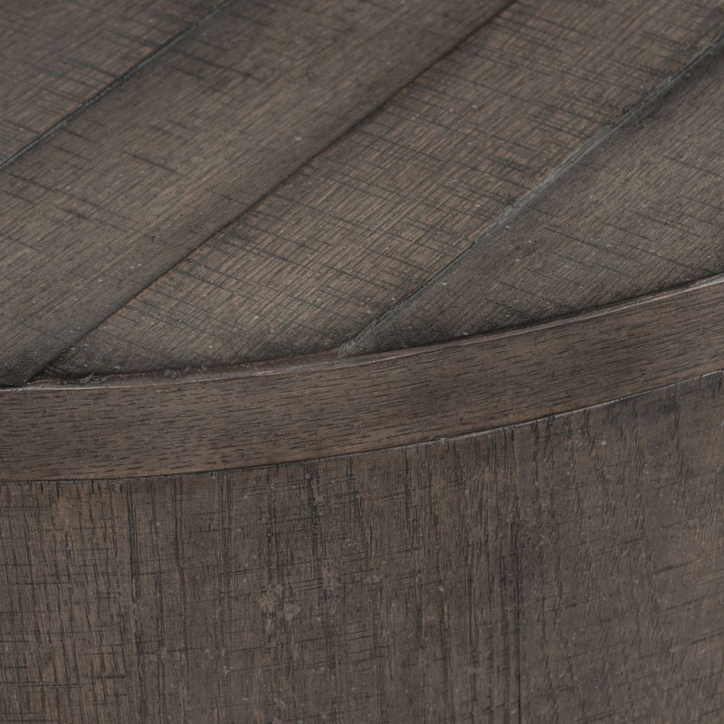 Modern Farmhouse Drum Cocktail Table image