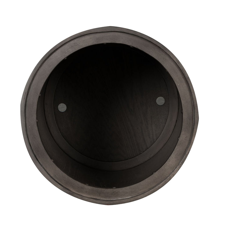 Modern Farmhouse Drum End Table