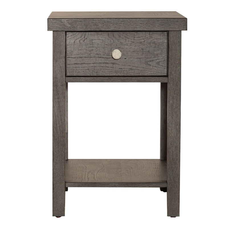 Modern Farmhouse Drawer Chair Side Table image