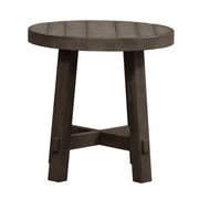 Modern Farmhouse Splay Leg Round End Table image
