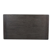 Allyson Park Rectangular Leg Table in White with Charcoal image