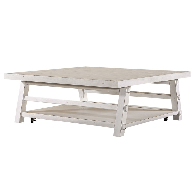 Modern Farmhouse Oversized Square Cocktail Table image