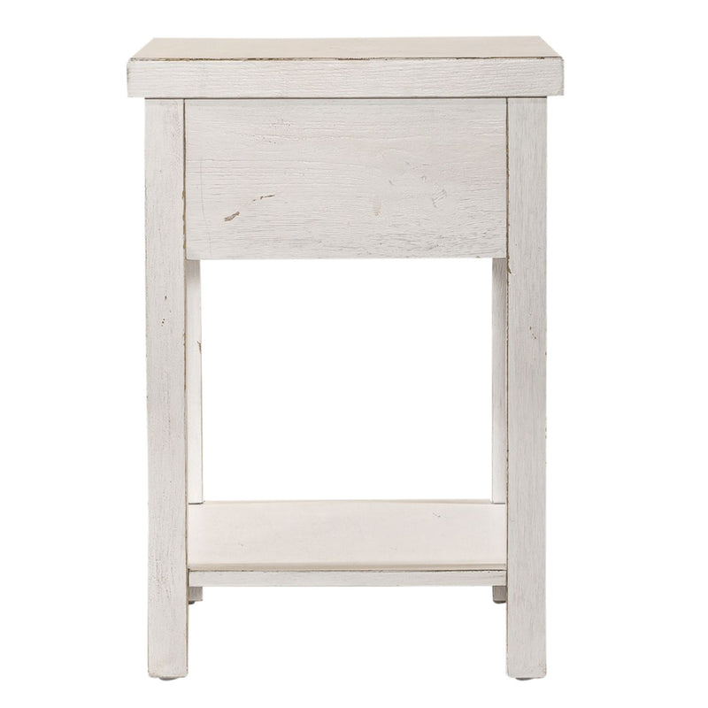 Modern Farmhouse Drawer Chair Side Table image