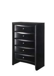 Crown Mark Furniture Emily Drawer Chest in Black image