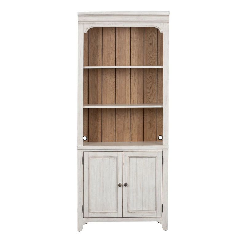 Farmhouse Reimagined Bookcase in Antique White image