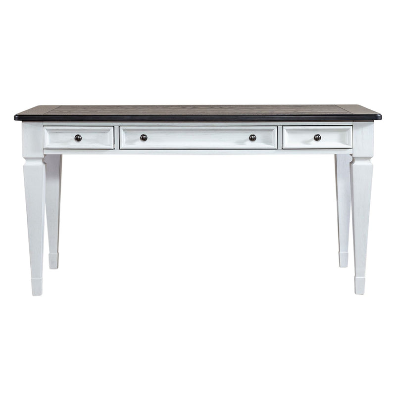 Allyson Park Writing Desk in Wirebrushed White