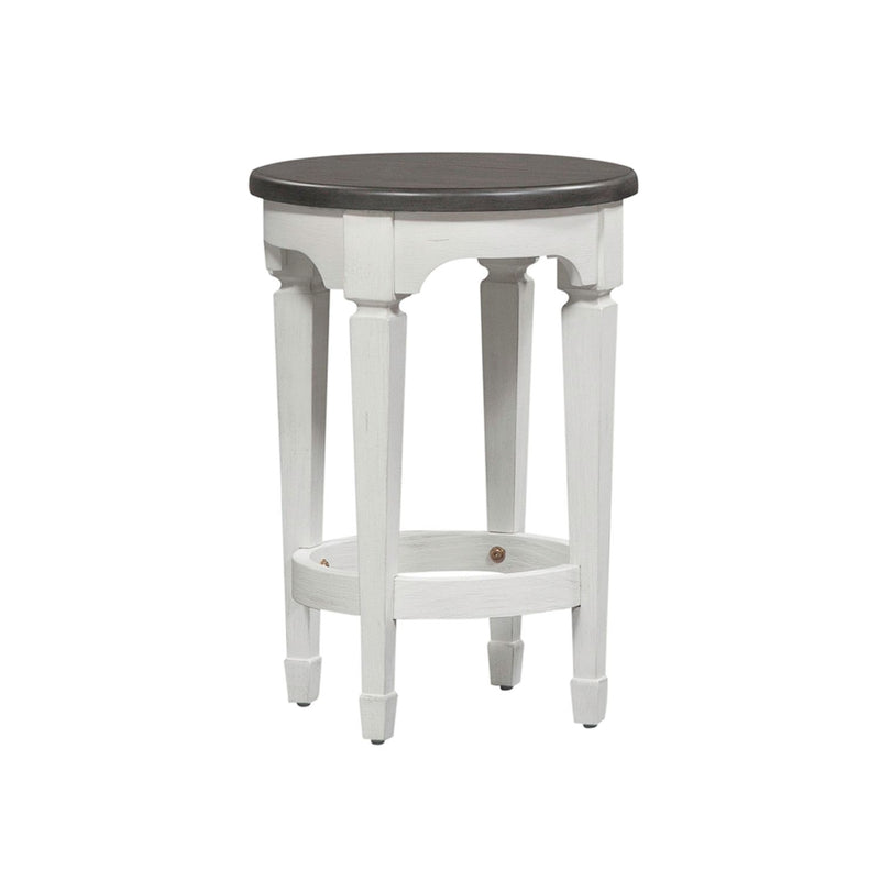 Allyson Park Console Stool in Wirebrushed White image