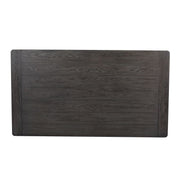Allyson Park Rectangular Leg Table in White with Charcoal image