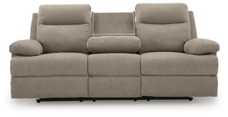 Tarrant Reclining Sofa with Drop Down Table