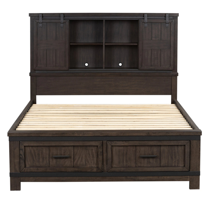 Thornwood Hills Bookcase Bed, Dresser & Mirror, Chest, Night Stand image