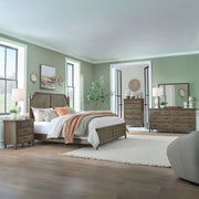 Hickory Grove Panel Bed, Dresser & Mirror, Chest, Night Stand image