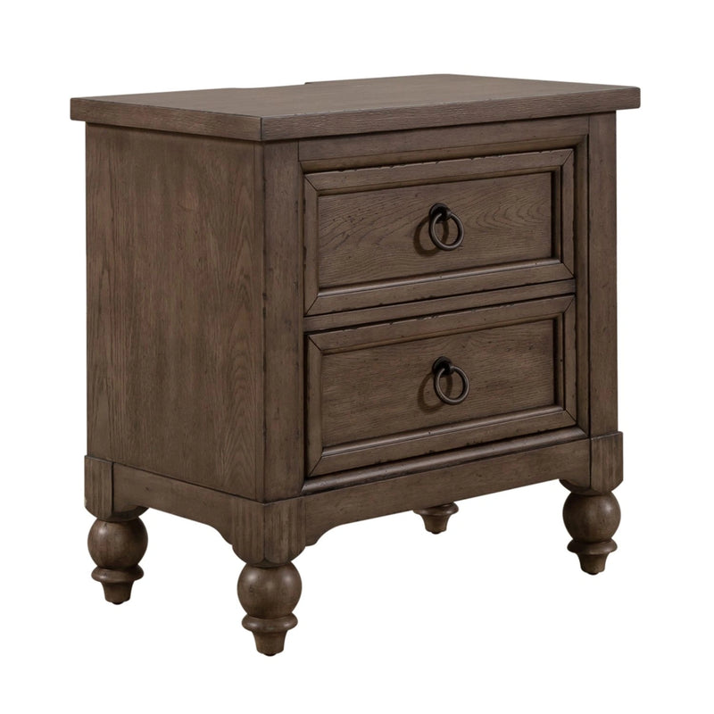 Americana Farmhouse King California Sleigh Bed, Dresser & Mirror, Chest, Night Stand image