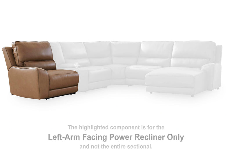 Silverbrooke Reclining Sectional with Chaise and Storage Console