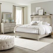 Ivy Hollow King Mantle Bed, Dresser & Mirror image