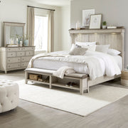 Ivy Hollow Queen Mantle Storage Bed, Dresser & Mirror image
