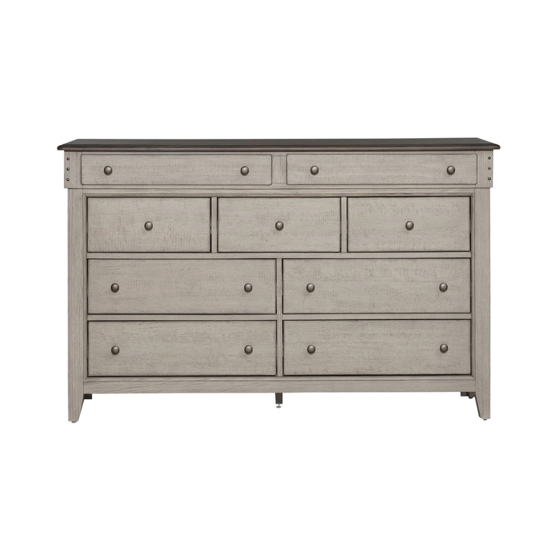 Ivy Hollow 9 Drawer Dresser in Weathered Linen image