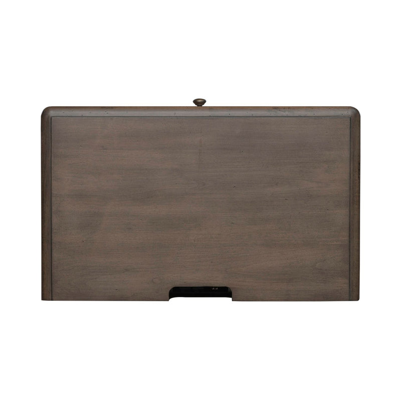 Ivy Hollow 3 Drawer Nightstand w/ Charging Station in Weathered Linen
