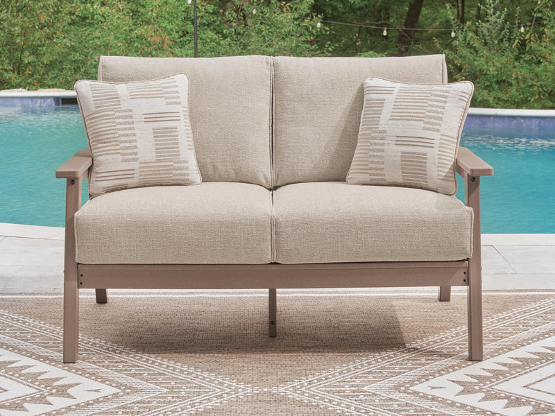 Cliffs Beach Outdoor Loveseat with Cushion