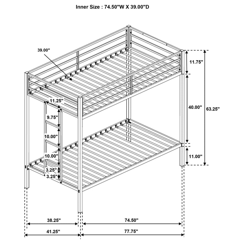 Alevera Bunk Bed