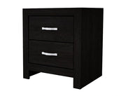 Crown Mark Furniture Jaylen 2 Drawer Nightstand in Black image