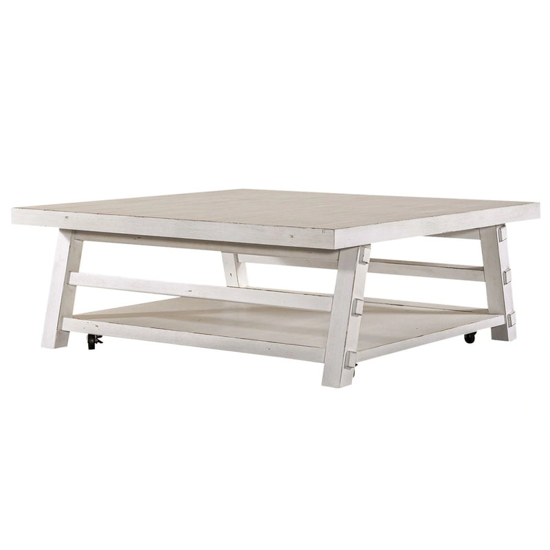 Modern Farmhouse Oversized Square Cocktail Table image