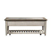 Heartland Rect Ceiling Tile Cocktail Table in Antique White image