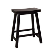 Creations 24 Inch Sawhorse Counter Stool - Black (RTA) image