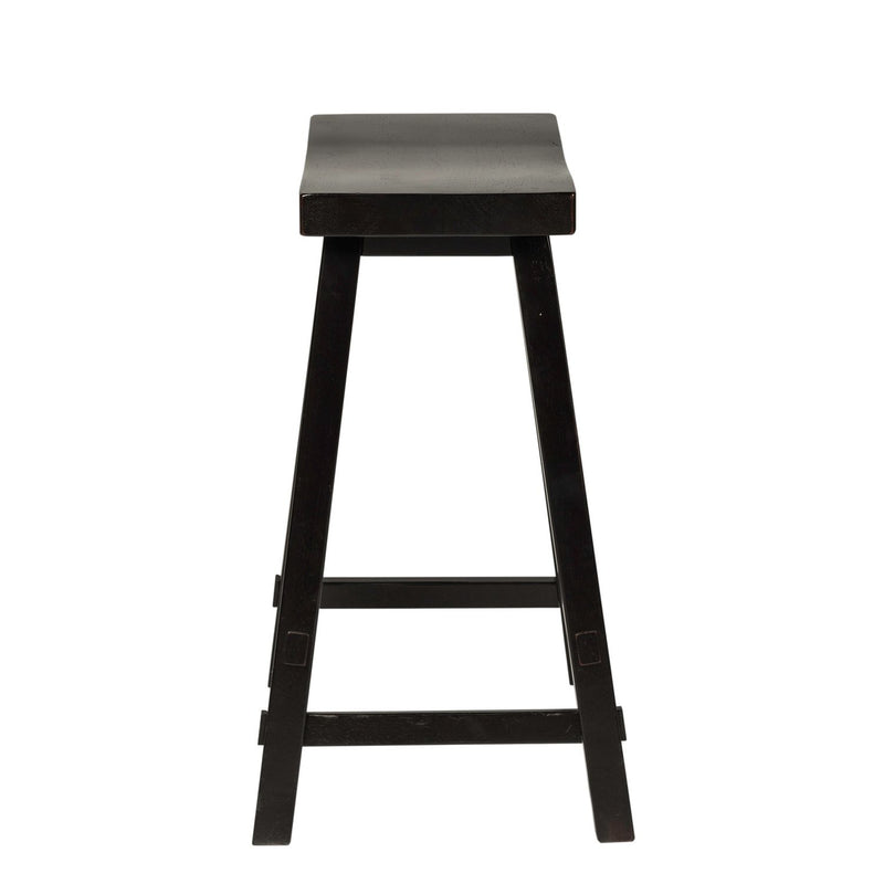 Creations 24 Inch Sawhorse Counter Stool - Black (RTA) image