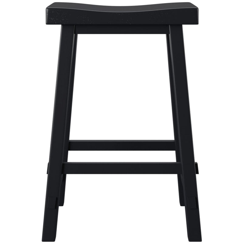 Creations 30 Inch Sawhorse Barstool - Black (RTA) image