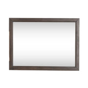 Modern Edge Landscape Mirror in Caffe image