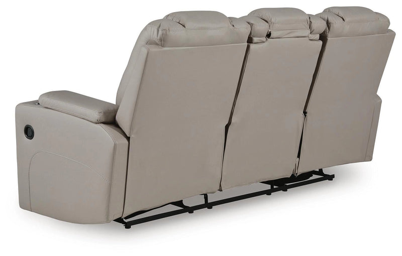 Next Move Reclining Sofa with Drop Down Table