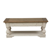 Morgan Creek Cocktail Table in Antique White image