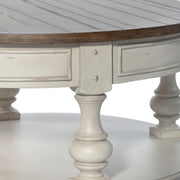 Morgan Creek Cocktail Table in Antique White image