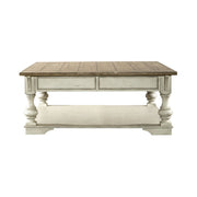 Morgan Creek Cocktail Table in Antique White image