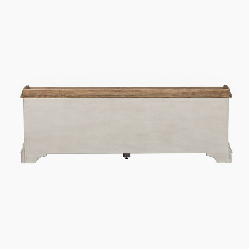 Morgan Creek Storage Hall Bench in Antique White image